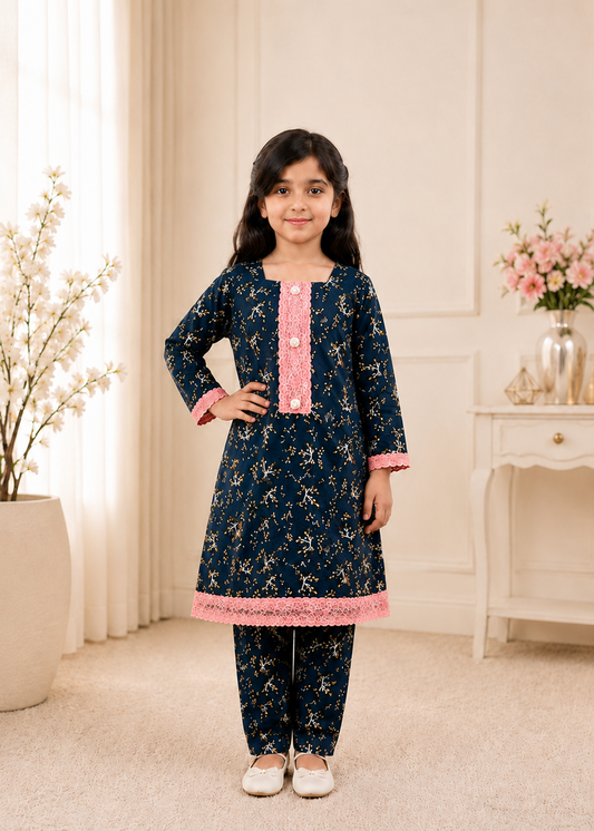 Girls Cotton Farshi Salwar Suit