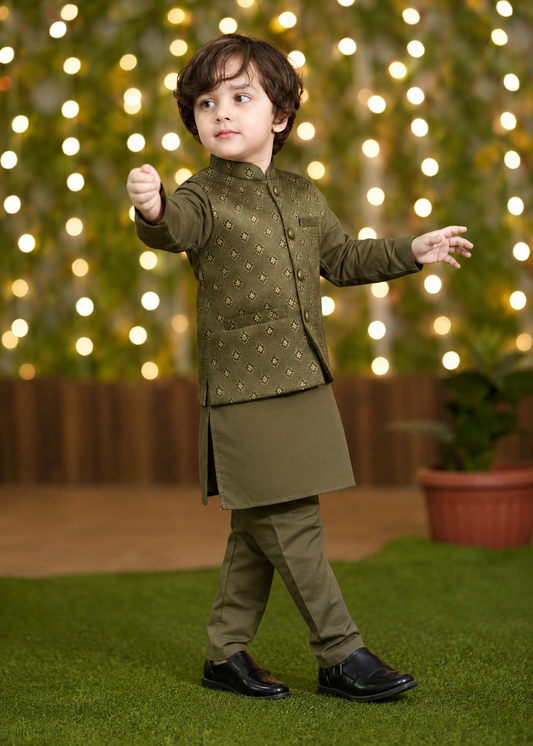 Boy Waistcoat Shalwar kameez