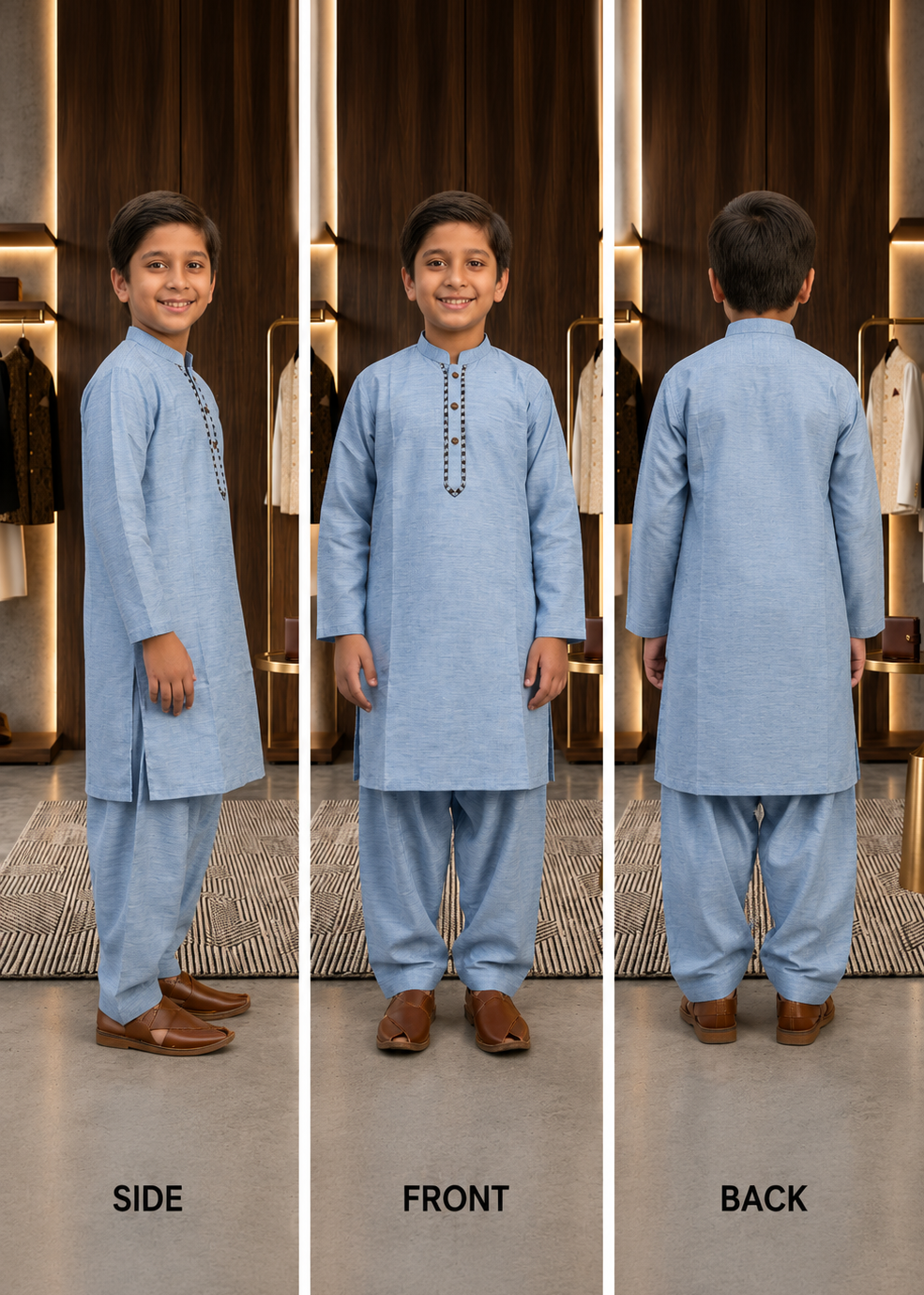 Washing Wear Boy Dress