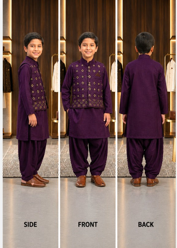 Waistcoat Shalwar Kameez Boys Dress
