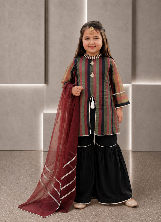 Gharara 3 piece Dress